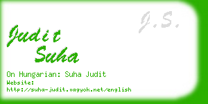 judit suha business card